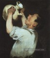 Un garçon avec un lanceur Édouard Manet